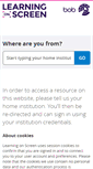 Mobile Screenshot of login.bufvc.ac.uk